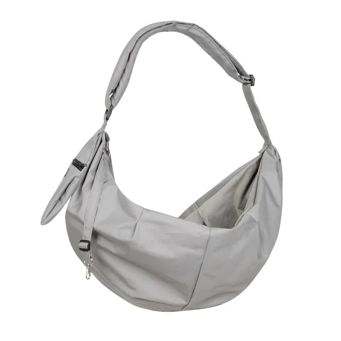 Hundetasche in grau
