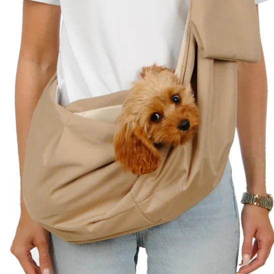 Hundetragetasche mit pudel