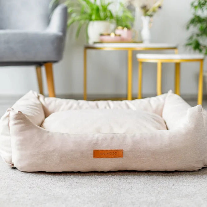 beige Hundebett Wolke