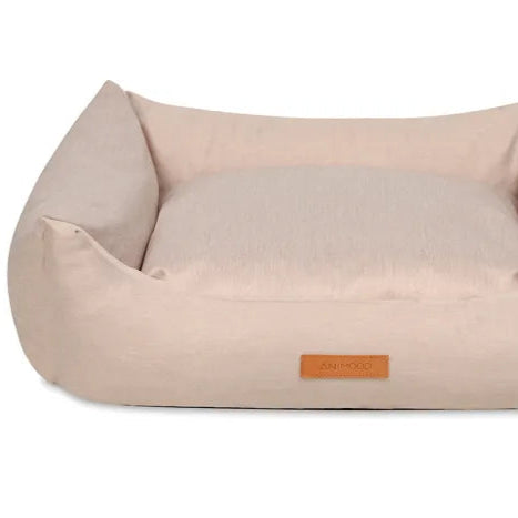 Hundbett Wolke in beige ergonomisch 