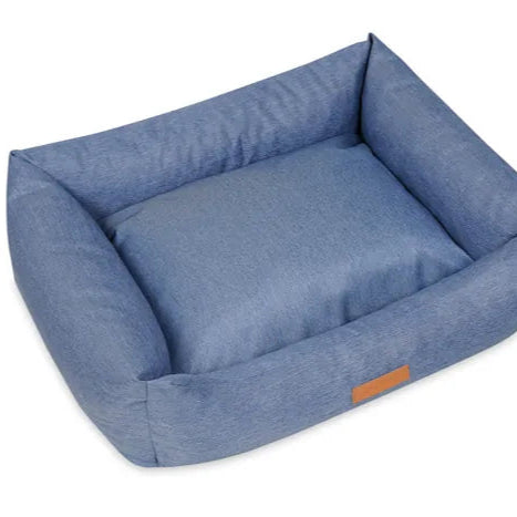blaues Hundebett 