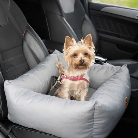 graues Hundeautokissen