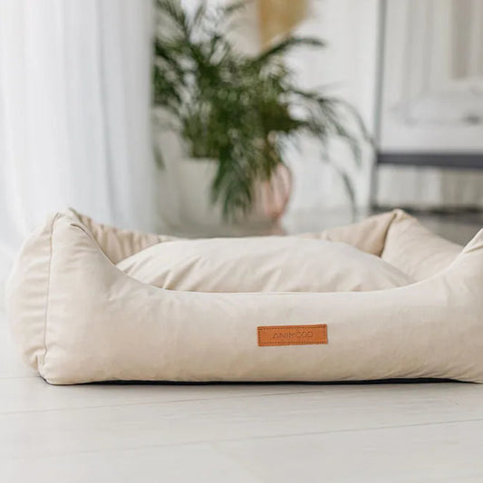 Hundebett Wolke kuschlig und ergonomisch mit erhöhtem Rand